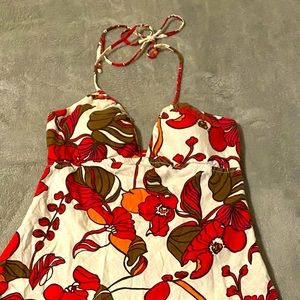 Floral Guess halter dress